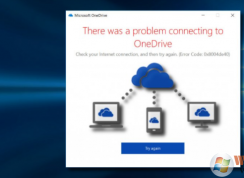 win10 OneDrive無(wú)法連接提示錯(cuò)誤代碼0x8004de40的解決方法