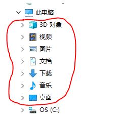 如何刪除win10此電腦左側(cè)導(dǎo)航欄中:視頻/圖片/文檔/下載/音樂？