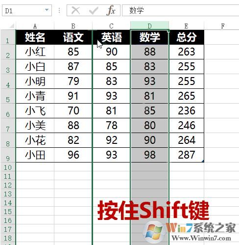 EXCEL如何使用shift鍵？excel快捷鍵大全shift