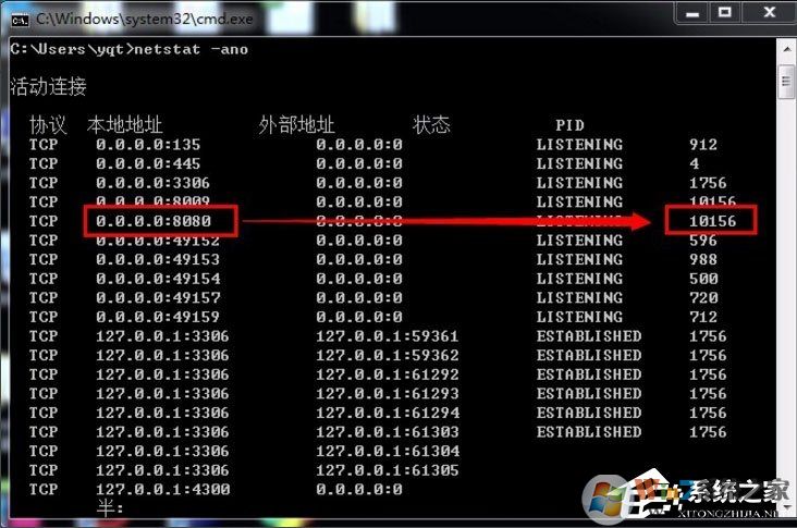 Win7系統(tǒng)8080端口被占用怎么解決？