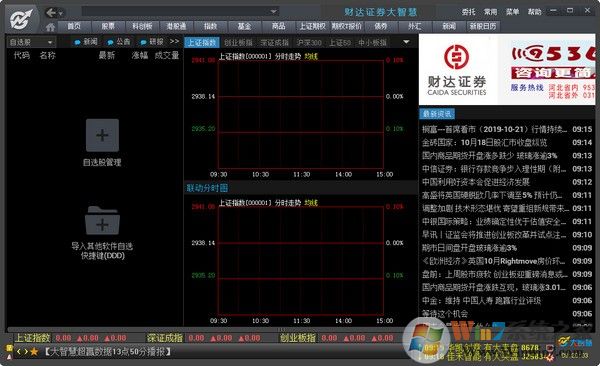 河北財(cái)達(dá)證券大智慧