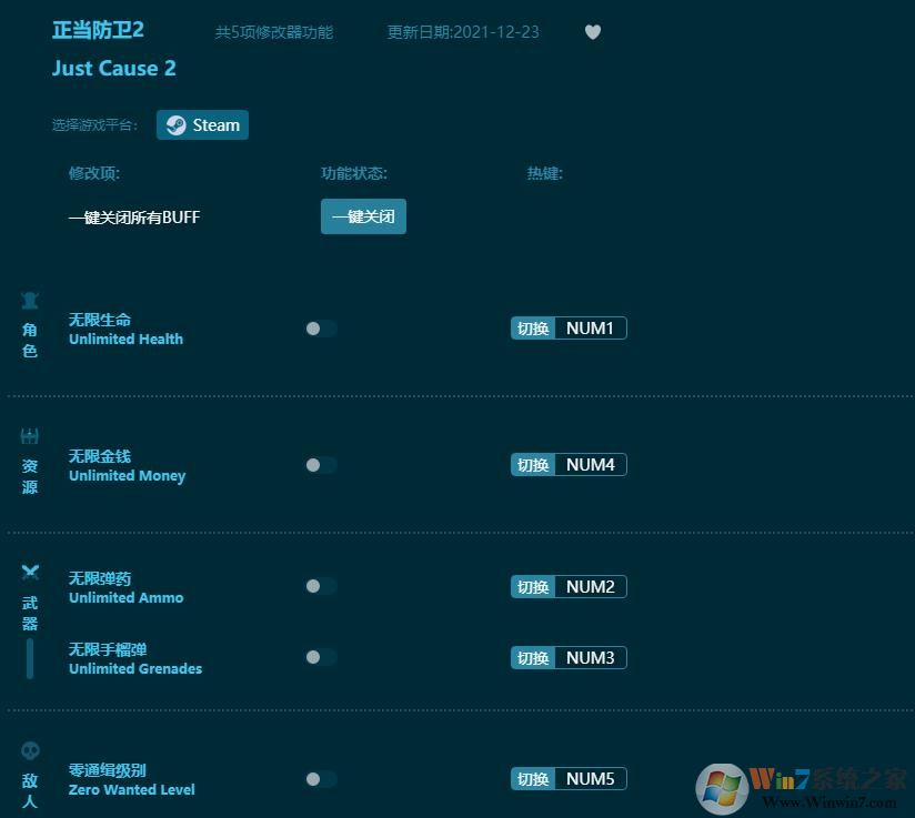 正當(dāng)防衛(wèi)2修改器