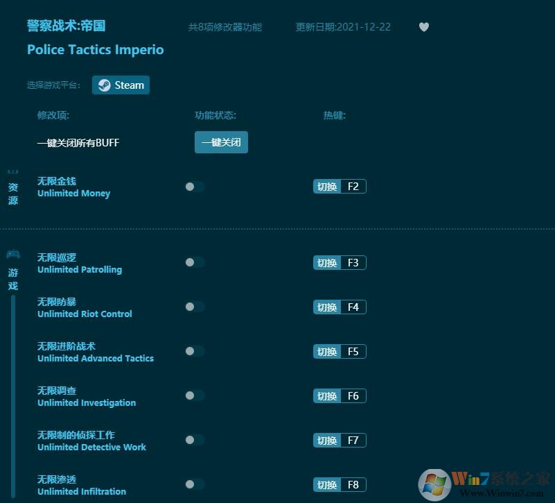 警察戰(zhàn)術帝國修改器