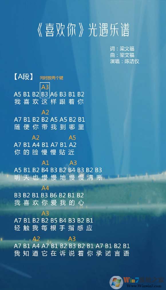 光遇簡(jiǎn)譜《喜歡你》怎么彈？光遇簡(jiǎn)譜大全