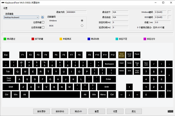 KeyboardTest官方版(鍵盤(pán)測(cè)試工具)