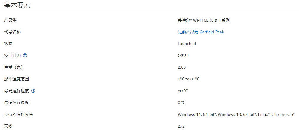 Intel Wi-Fi 6E 無線 Wi-Fi 驅(qū)動(dòng)程序