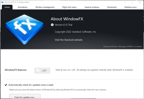 StardockWindowFX專(zhuān)業(yè)版