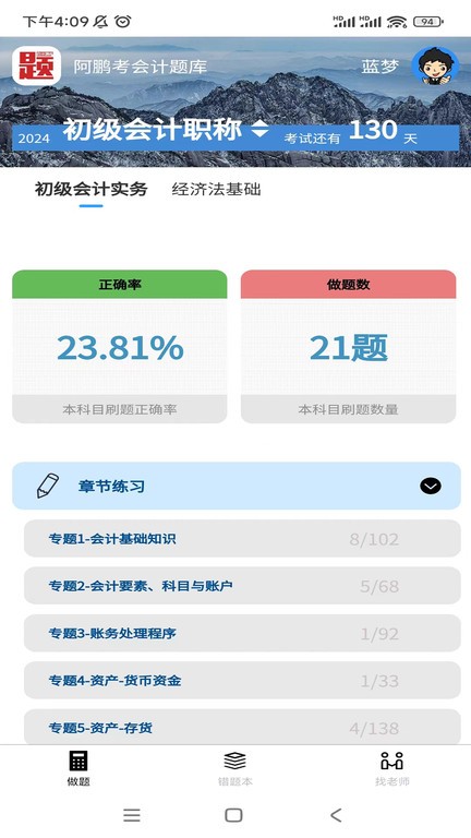 阿鵬考會計題庫最新版