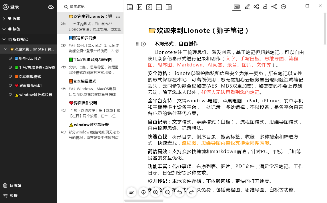 獅子筆記(開源免費(fèi))