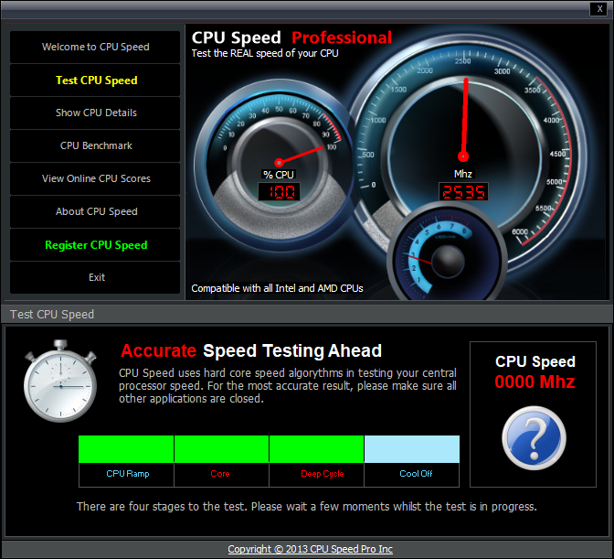 CPU Speed Professional(CPU測試軟件)