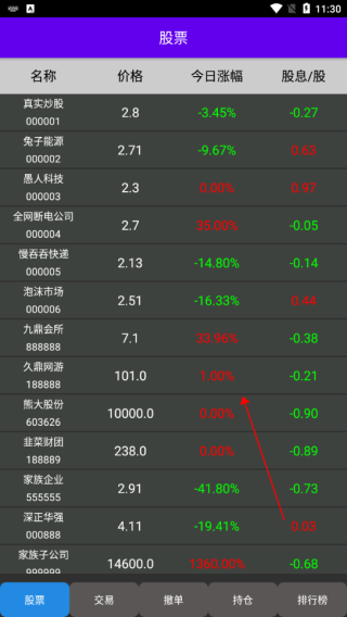 真實炒股模擬器